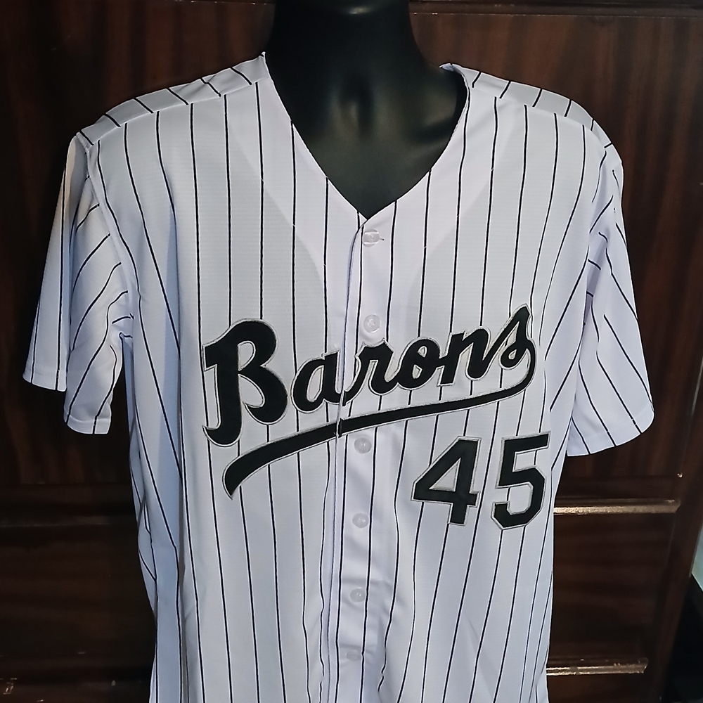 Birmingham Barons Michael Jordan #45 Baseball Jersey 90s  Men's Medium White NIB